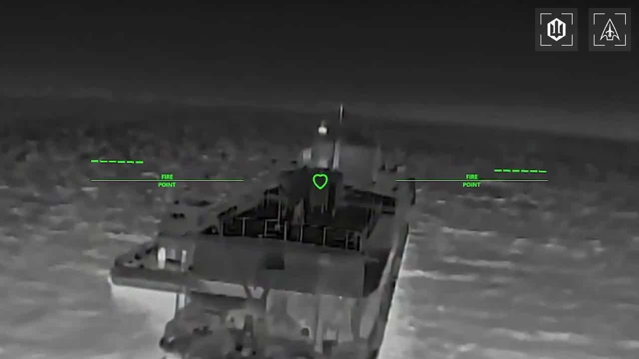 Drones hit 28 vessels in Azov Sea overnight