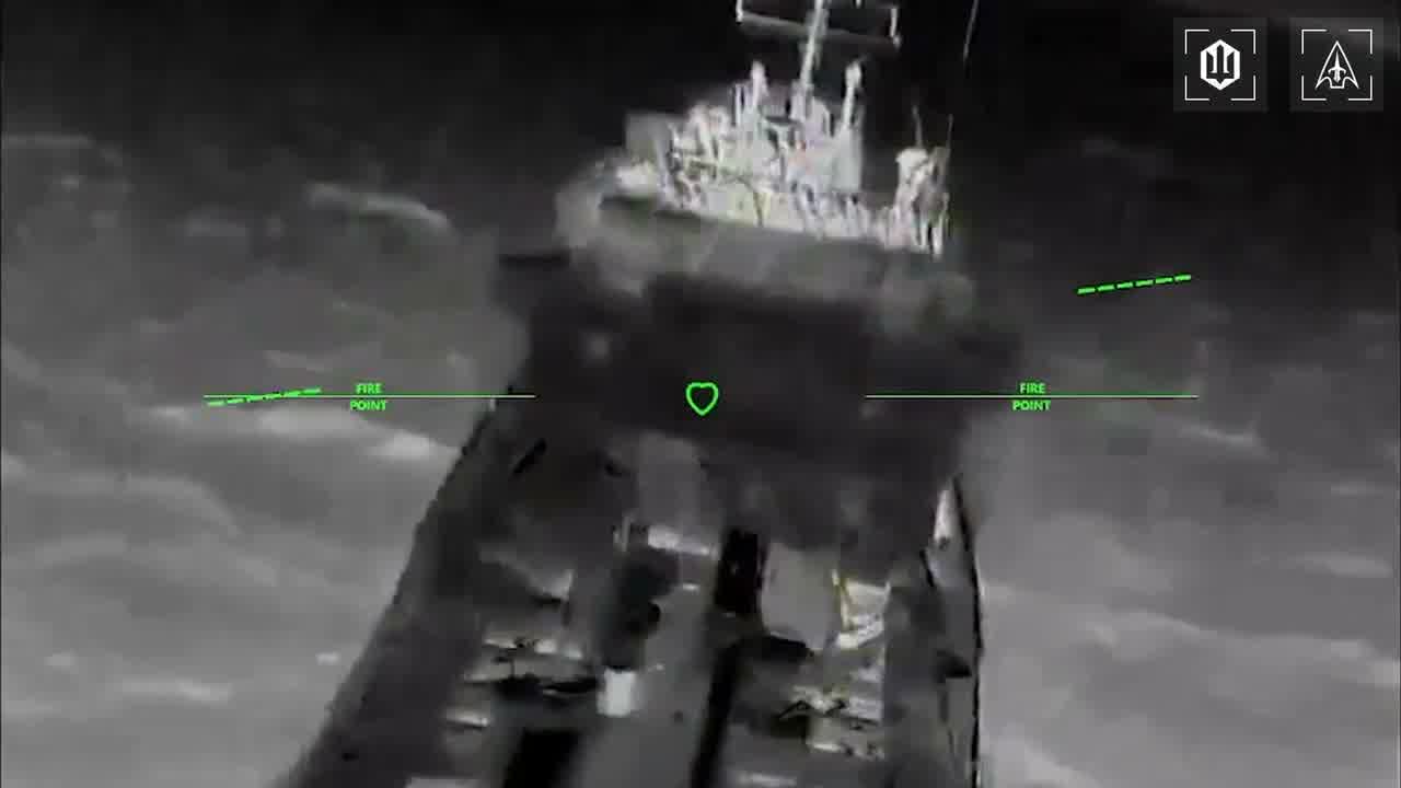 Drones hit 28 vessels in Azov Sea overnight