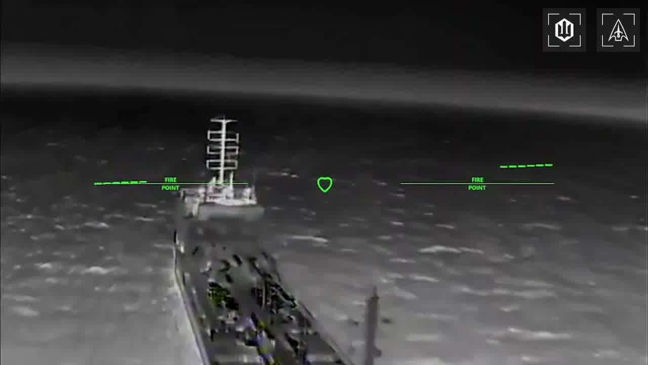 Drones hit 28 vessels in Azov Sea overnight