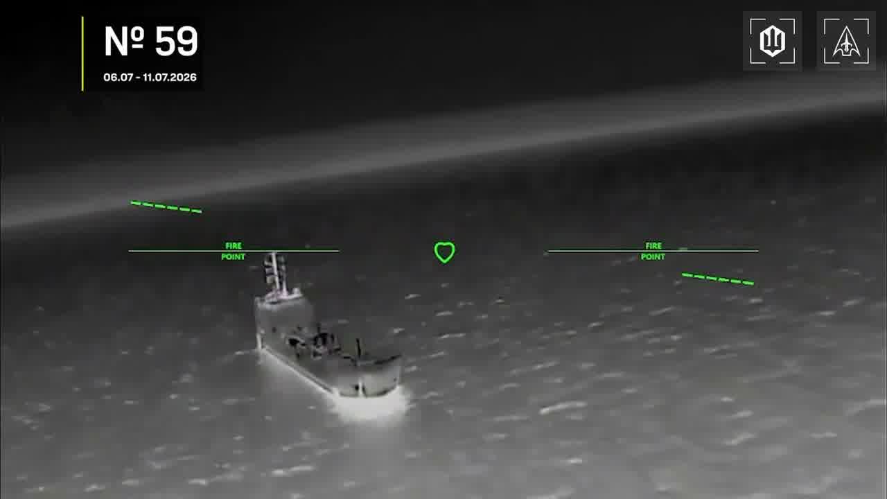 Drones hit 28 vessels in Azov Sea overnight