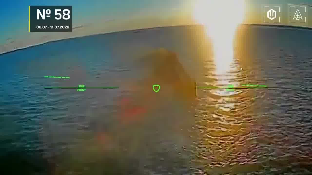 Drones hit 28 vessels in Azov Sea overnight