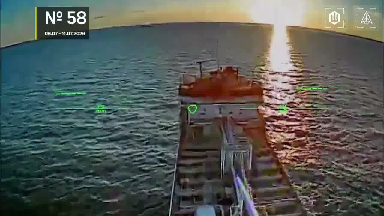Drones hit 28 vessels in Azov Sea overnight