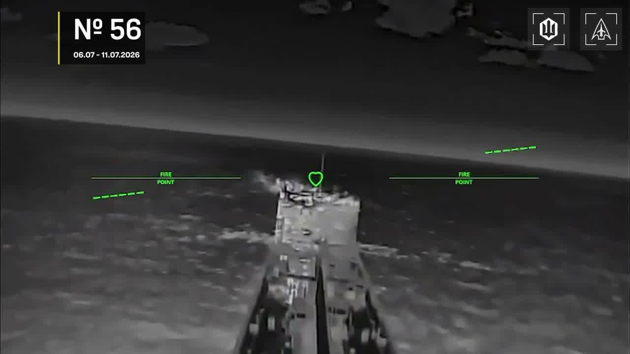 Drones hit 28 vessels in Azov Sea overnight