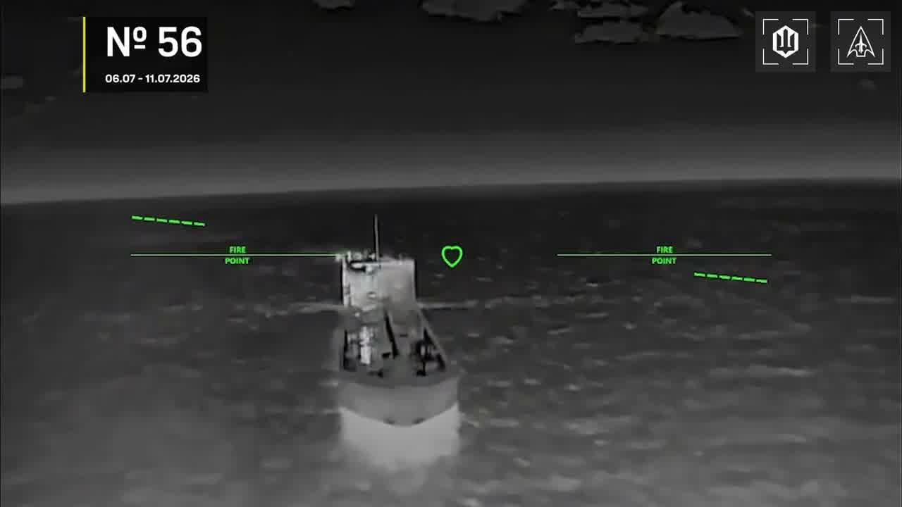 Drones hit 28 vessels in Azov Sea overnight
