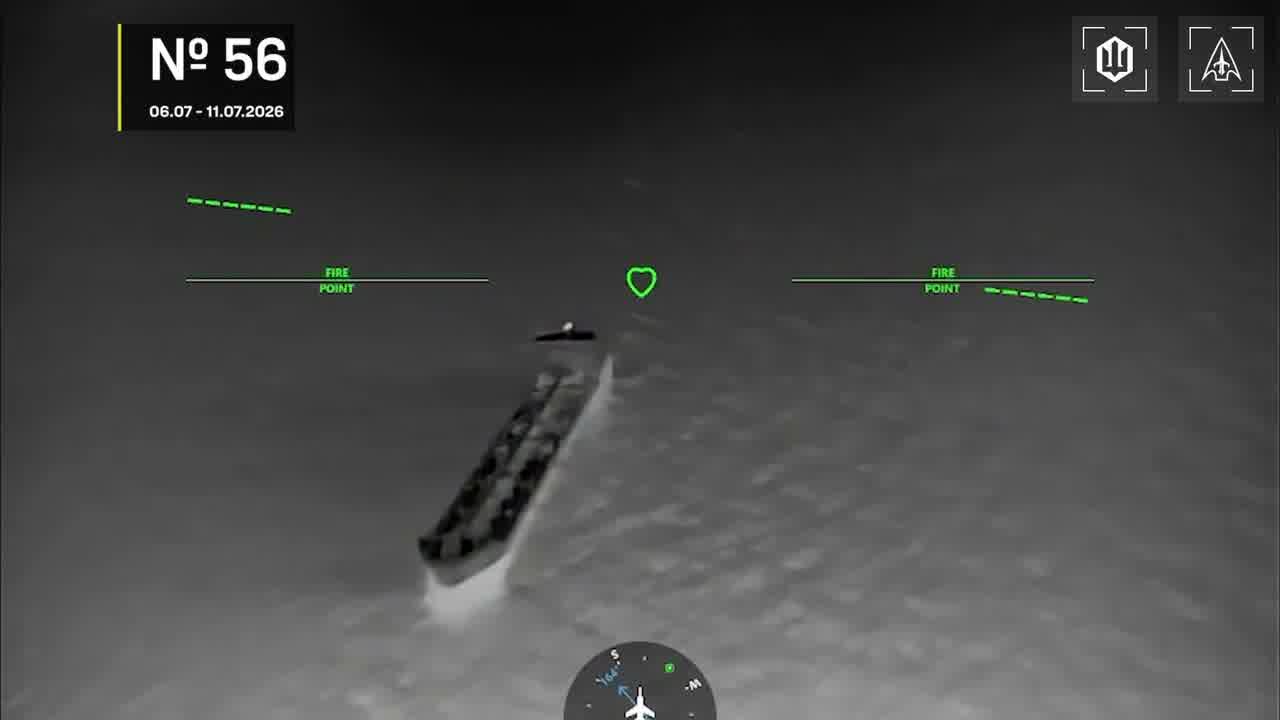 Drones hit 28 vessels in Azov Sea overnight