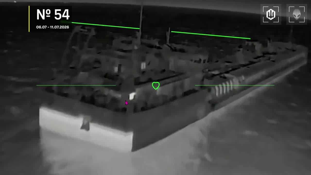 Drones hit 28 vessels in Azov Sea overnight