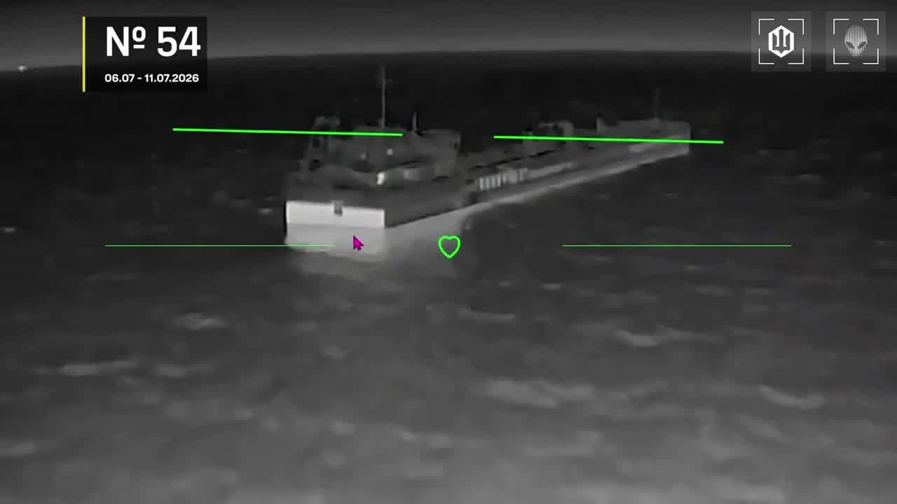 Drones hit 28 vessels in Azov Sea overnight