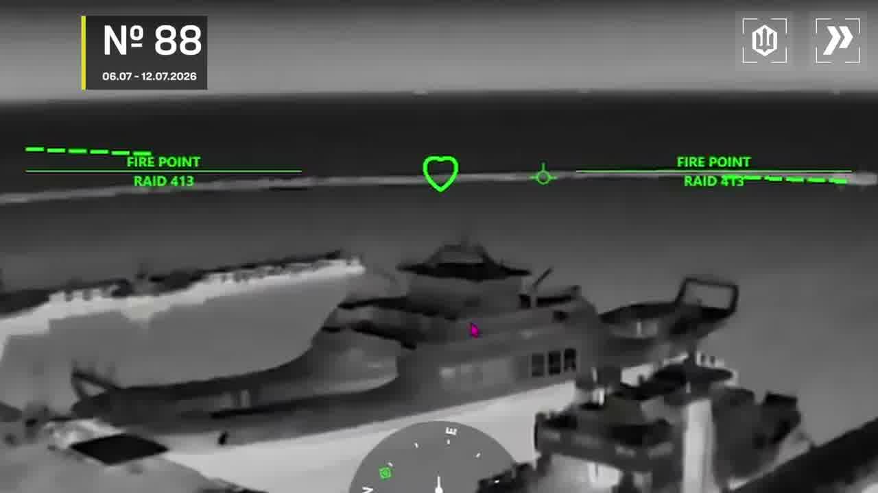 Ukrainian drones have attacked 14 Russian vessels overnight