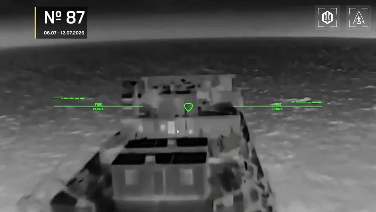 Ukrainian drones have attacked 14 Russian vessels overnight