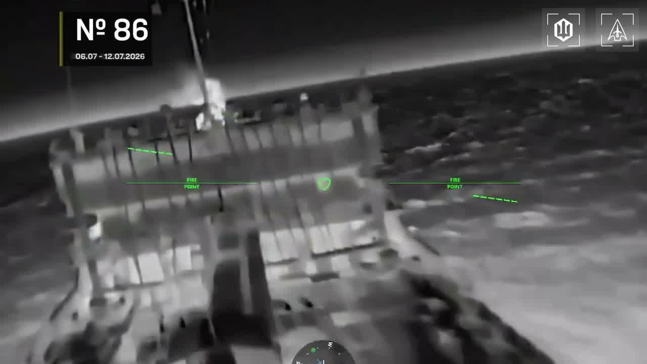 Ukrainian drones have attacked 14 Russian vessels overnight