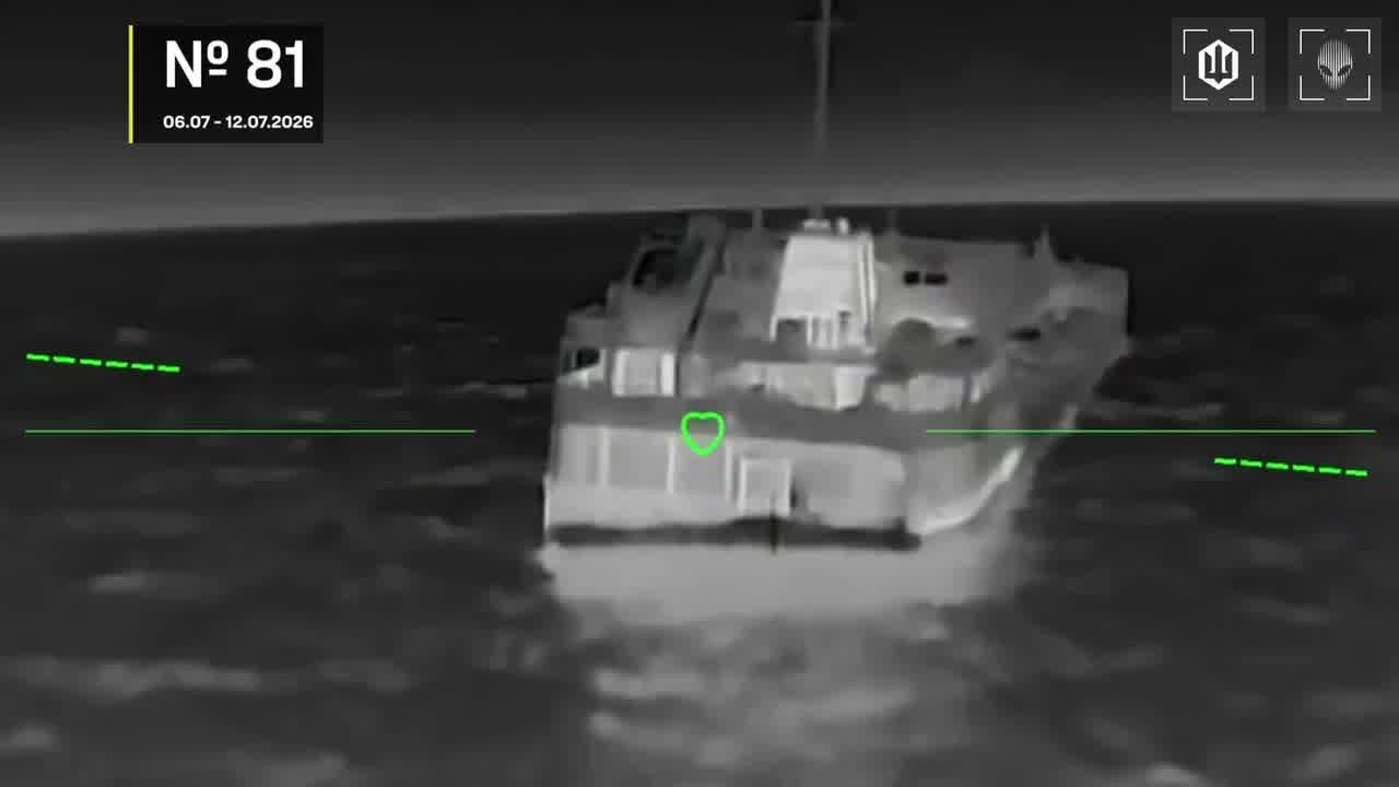 Ukrainian drones have attacked 14 Russian vessels overnight