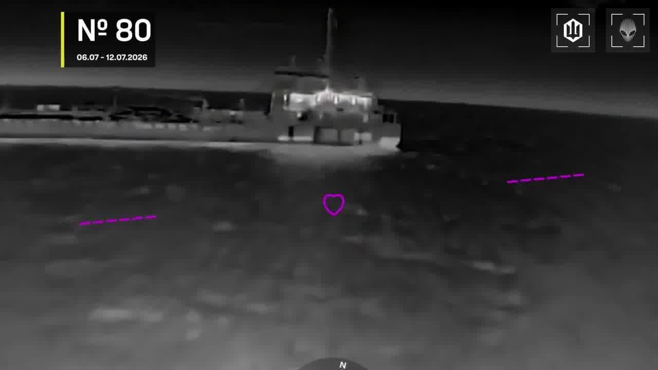 Ukrainian drones have attacked 14 Russian vessels overnight