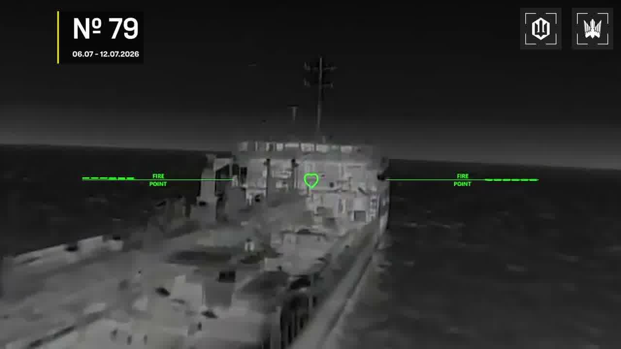 Ukrainian drones have attacked 14 Russian vessels overnight