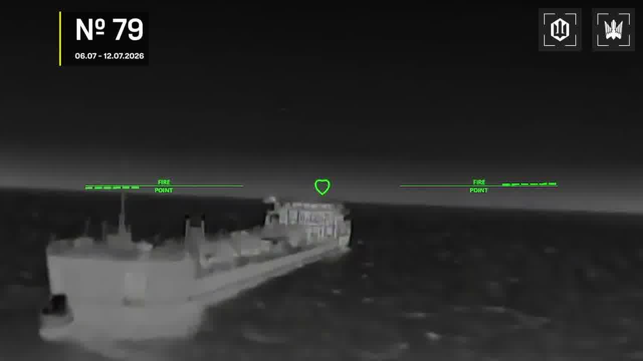 Ukrainian drones have attacked 14 Russian vessels overnight