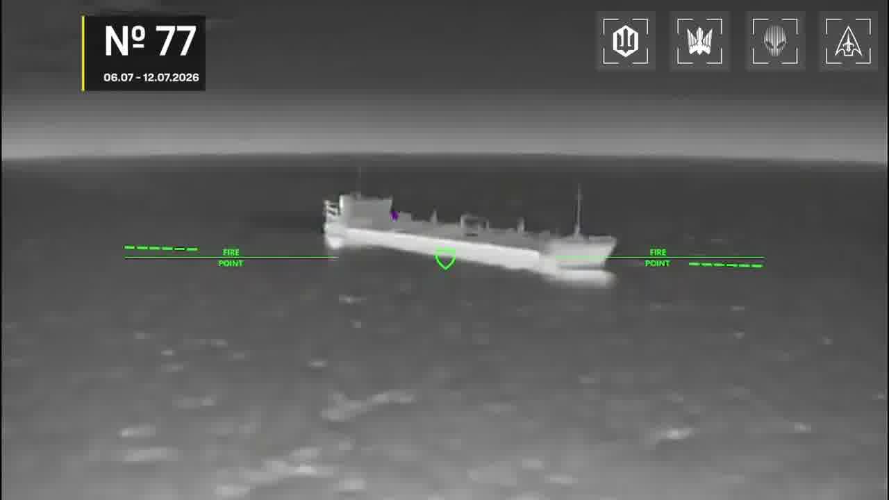 Ukrainian drones have attacked 14 Russian vessels overnight
