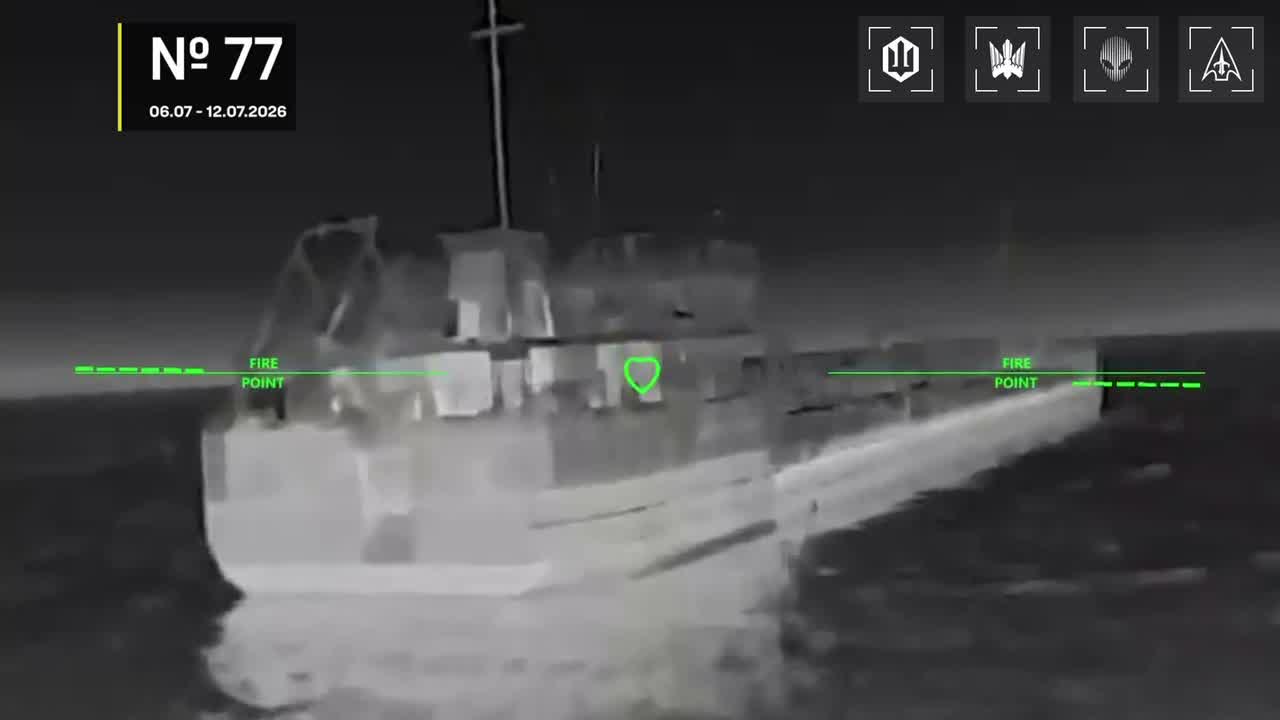Ukrainian drones have attacked 14 Russian vessels overnight