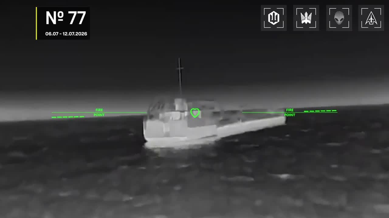 Ukrainian drones have attacked 14 Russian vessels overnight