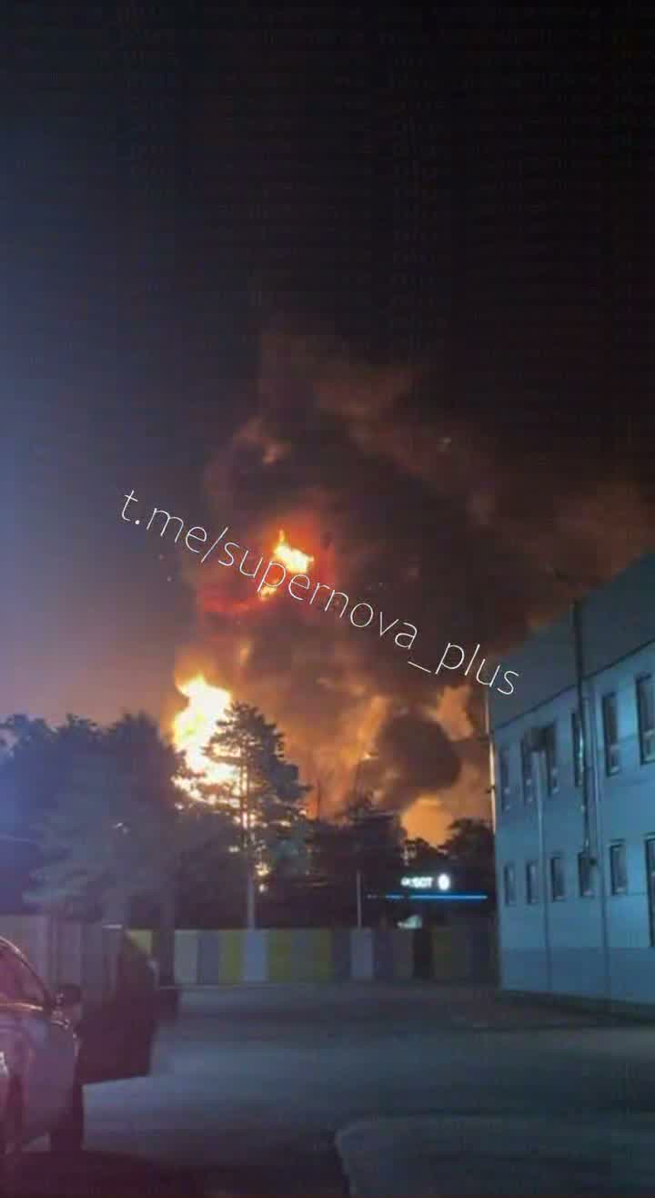 Oil depot was attacked in Mikhaylovsk, Stavropol Krai of Russia