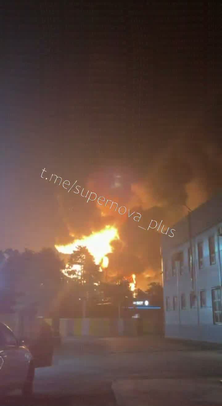 Oil depot was attacked in Mikhaylovsk, Stavropol Krai of Russia