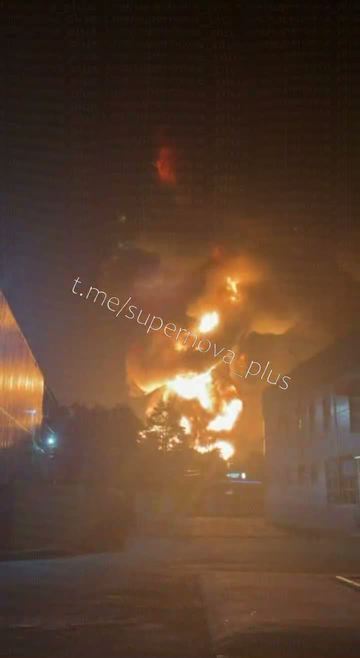 Oil depot was attacked in Mikhaylovsk, Stavropol Krai of Russia