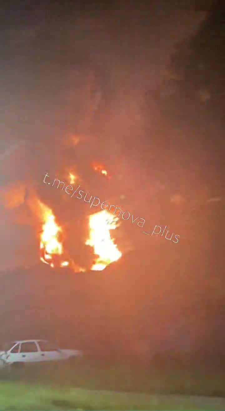 Oil depot was attacked in Mikhaylovsk, Stavropol Krai of Russia