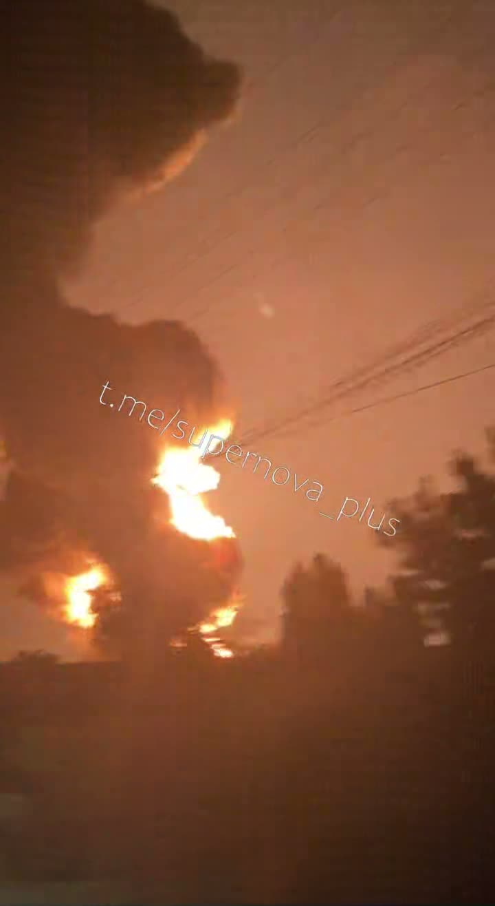 Oil depot was attacked in Mikhaylovsk, Stavropol Krai of Russia