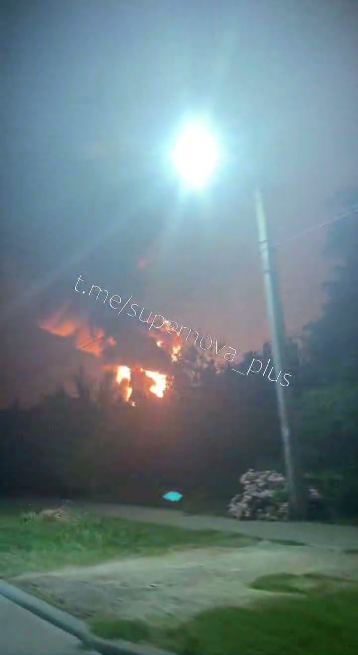 Oil depot was attacked in Mikhaylovsk, Stavropol Krai of Russia