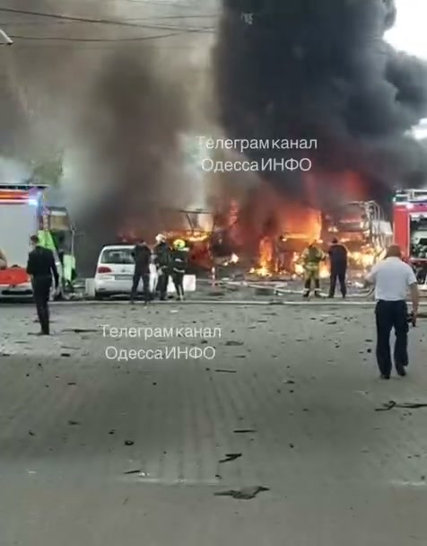 3 wounded as result of Russian attack at the transportation enterprise in Odesa