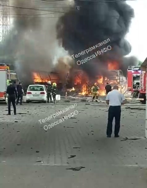 3 wounded as result of Russian attack at the transportation enterprise in Odesa