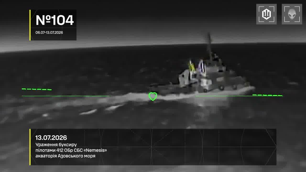 Ukrainian drones have hit 15 Russian vessels in the Sea of Azov overnight