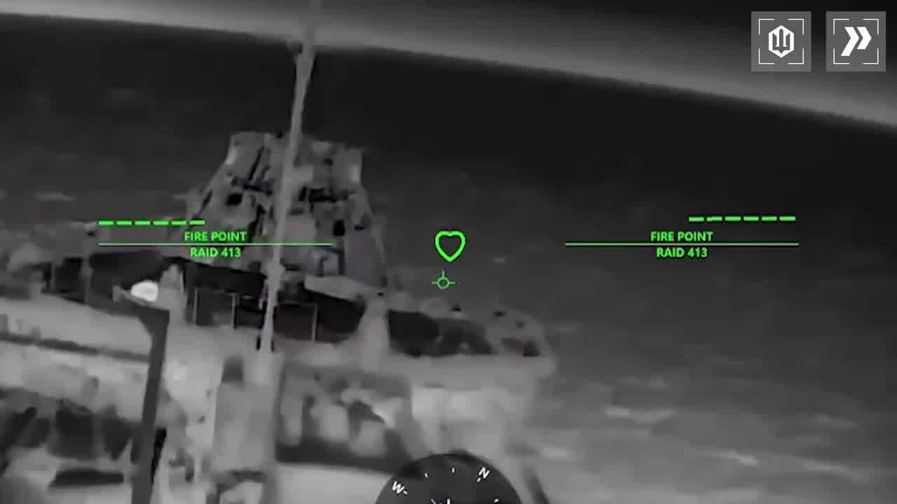 Ukrainian drones have hit 15 Russian vessels in the Sea of Azov overnight