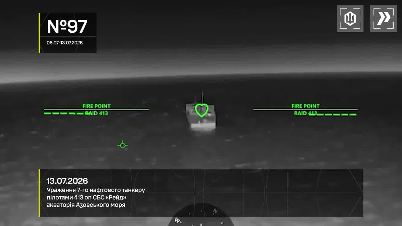 Ukrainian drones have hit 15 Russian vessels in the Sea of Azov overnight