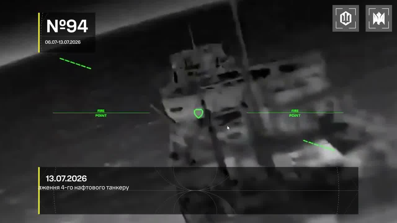 Ukrainian drones have hit 15 Russian vessels in the Sea of Azov overnight