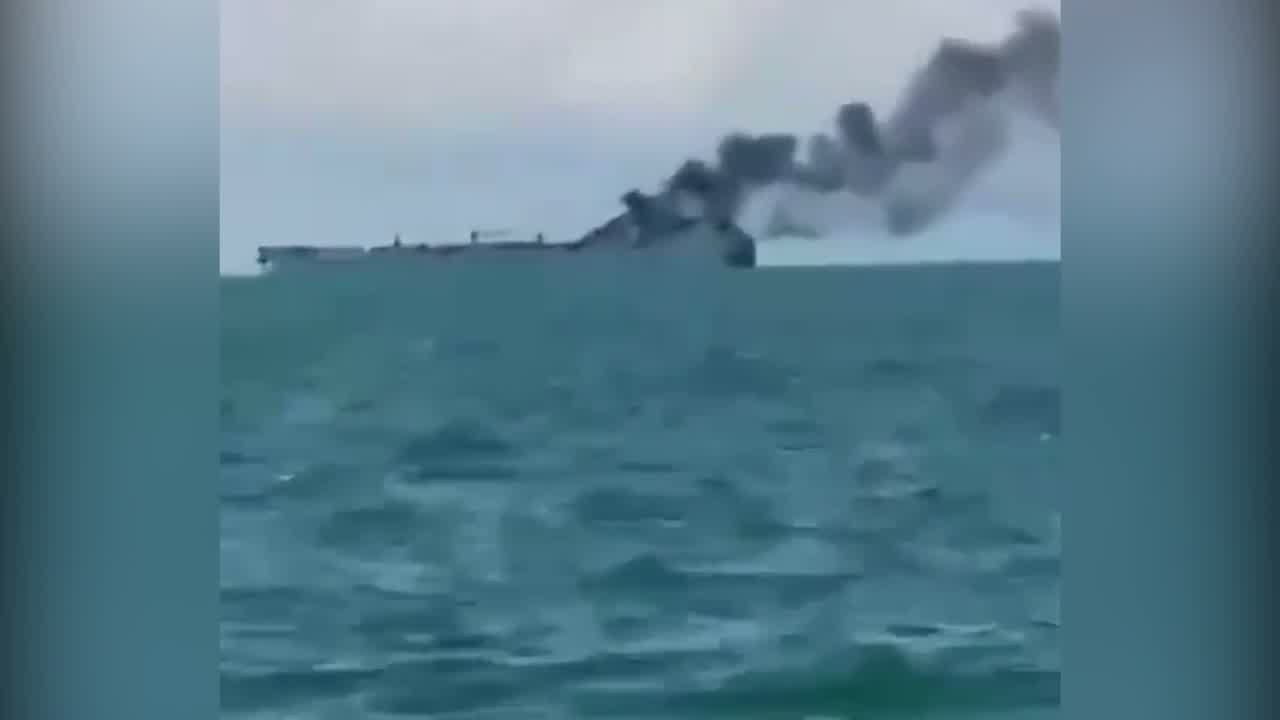 Ukrainian drones have hit 15 Russian vessels in the Sea of Azov overnight
