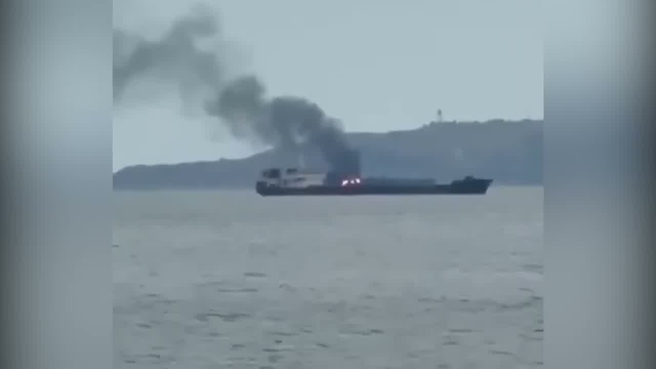 Ukrainian drones have hit 15 Russian vessels in the Sea of Azov overnight