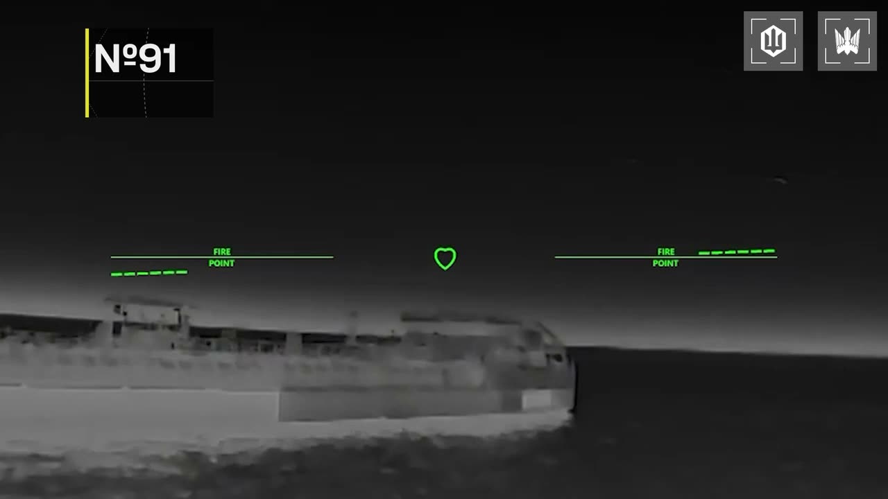 Ukrainian drones have hit 15 Russian vessels in the Sea of Azov overnight
