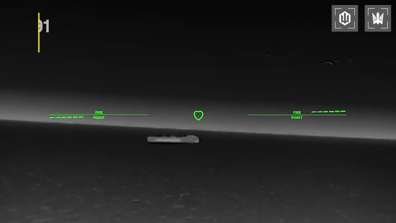 Ukrainian drones have hit 15 Russian vessels in the Sea of Azov overnight