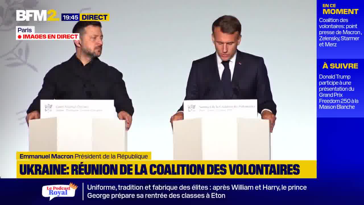 We have assembled a new coalition: the anti-ballistic missile coalition, Emmanuel Macron declared at a press conference following the meeting of the coalition of volunteers in support of Ukraine against Russia's war of aggression.