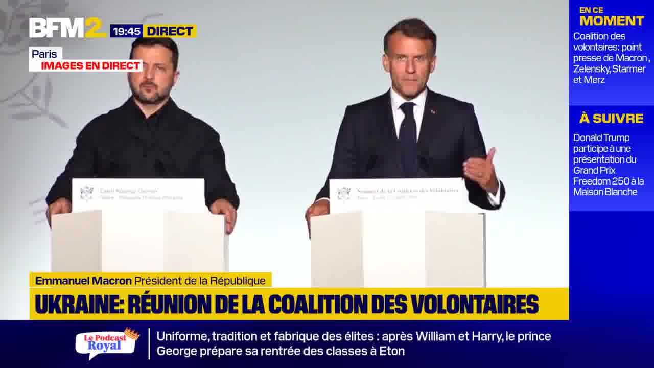 We have assembled a new coalition: the anti-ballistic missile coalition, Emmanuel Macron declared at a press conference following the meeting of the coalition of volunteers in support of Ukraine against Russia's war of aggression.
