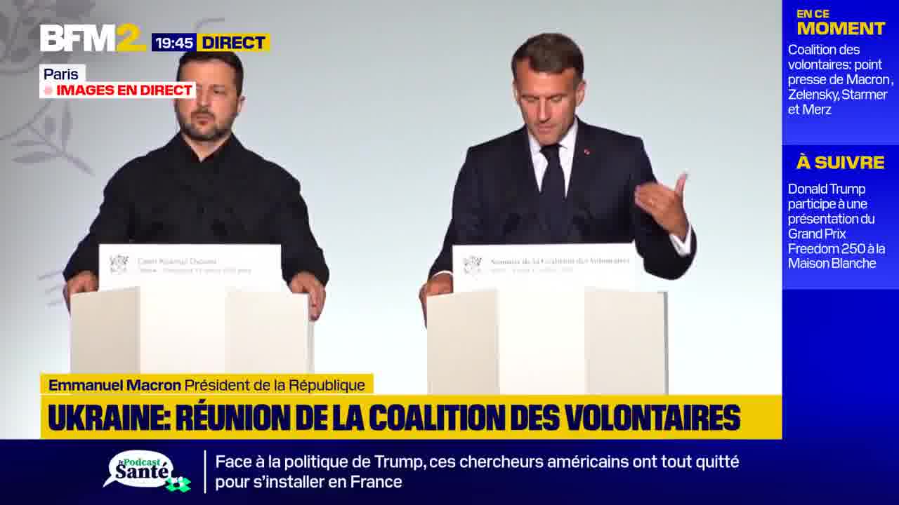 We have assembled a new coalition: the anti-ballistic missile coalition, Emmanuel Macron declared at a press conference following the meeting of the coalition of volunteers in support of Ukraine against Russia's war of aggression.