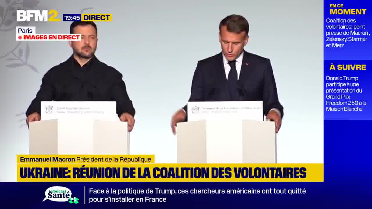 We have assembled a new coalition: the anti-ballistic missile coalition, Emmanuel Macron declared at a press conference following the meeting of the coalition of volunteers in support of Ukraine against Russia's war of aggression.