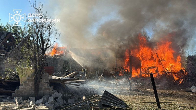 12 people wounded as result of Russian airstrikes in Zaporizhzhia earlier today