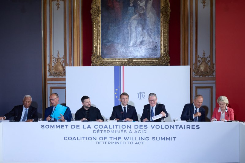 President of Ukraine Volodymyr Zelenskyy took part in a meeting of the Coalition of the Willing, which took place in Paris. The meeting brought together representatives of 40 countries, including Moldova and North Macedonia. This is the 15th meeting of the Coalition of the Willing since the first meeting in February 2025, which also took place in the French capital