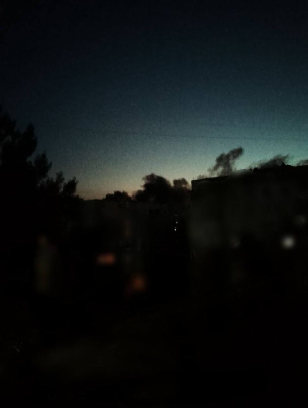 Explosions and fire reported in Luhansk