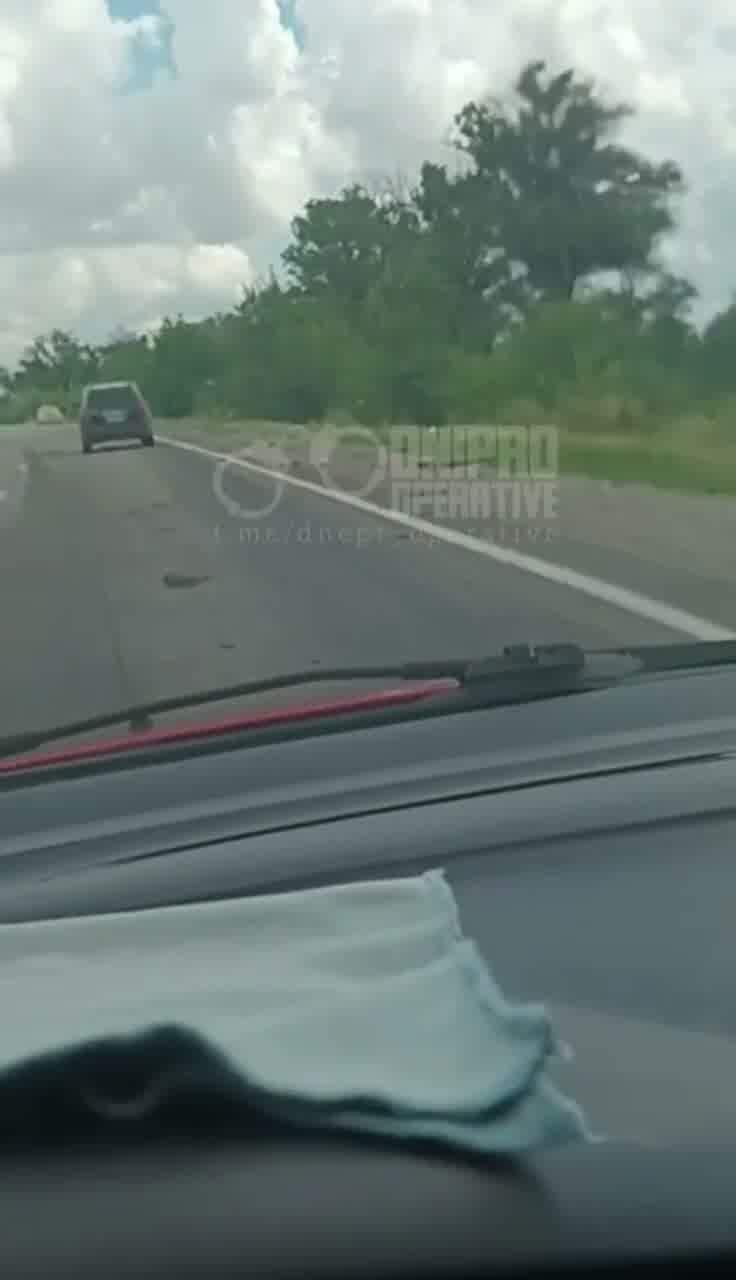 At least 1 person killed as result of drone strike at Dnipro-Kryvyi Rih highway