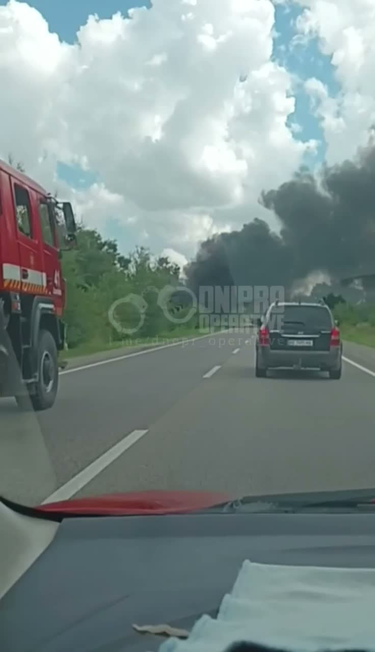 At least 1 person killed as result of drone strike at Dnipro-Kryvyi Rih highway