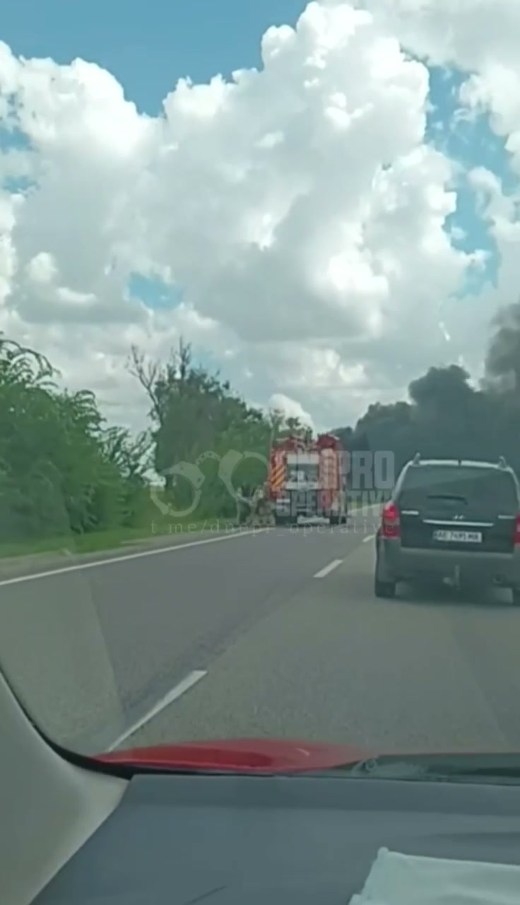 At least 1 person killed as result of drone strike at Dnipro-Kryvyi Rih highway