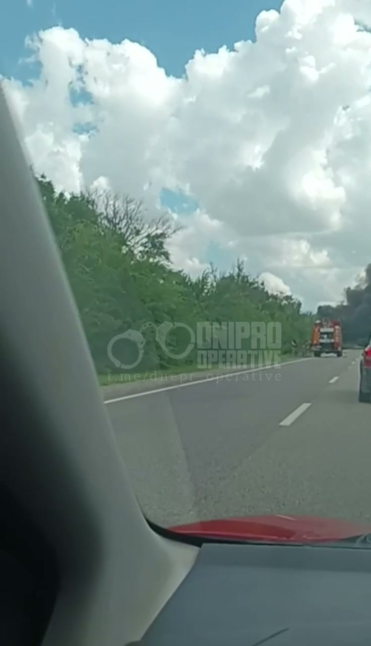 At least 1 person killed as result of drone strike at Dnipro-Kryvyi Rih highway