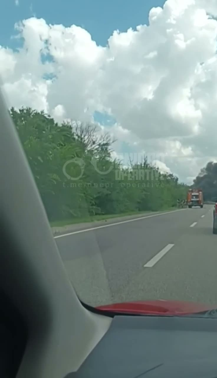At least 1 person killed as result of drone strike at Dnipro-Kryvyi Rih highway