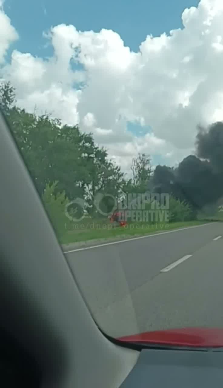 At least 1 person killed as result of drone strike at Dnipro-Kryvyi Rih highway